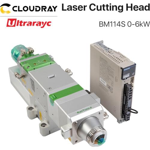 Raytools BM114S 0-6 KW Auto Focusing Fiber Laser Cutting Head for Fiber Metal Cutting PLC/SIEMENS/BECKHOFF/FSCUT Control System