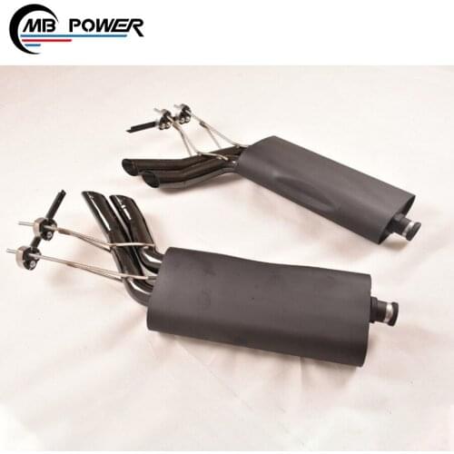 W463 4 tips exhaust system fit for G class w463 G63 G65 stainless steel electroplating -balck 1990-2018 year muffler tip