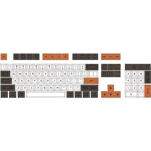 104Pcs Yagekeycap Carbon Ball Keycaps SP SA ABS Mechanical Keyboard Keycaps 100