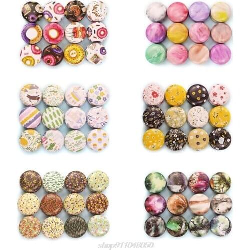 12pcs Mini Elegant Flower Tin Box DIY Candle Jar Balm Round Empty Case Portable Lipstick Spices Storage N30 20 Dropshipping