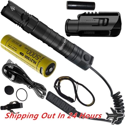 2021 NITECORE RSW3 Remote Switch+ newP12 EDC LED Flashlight 5000mAh NL2150R 21700 USB Rechargeable Battery Quick Holster outdoor
