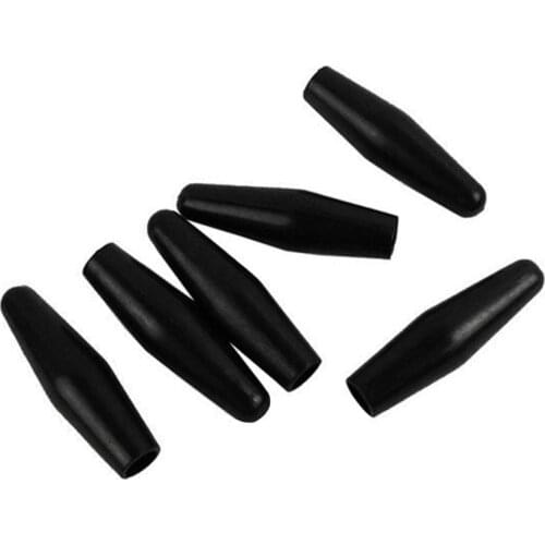 NEW 6pcs Single Tremolo Bar Tip Black Plastic Guitar Accessories