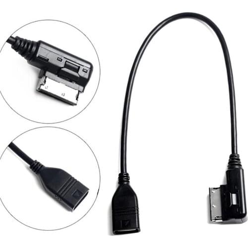 Audio Cable Music MDI MMI AMI To USB Female Cable Aux Data Cable Car Interface Adapter USB AUX For Audi Music D8N4