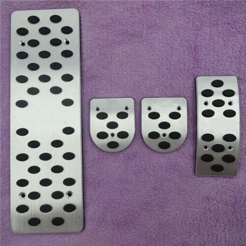 Car Accessory For Audi A4 B6 B7 B8 A5 A6 C5 C6 A7 A8 Q5 A3 Q3 TT MT Accelerator Brake Clutch Footrest Pedal Pad Stickers