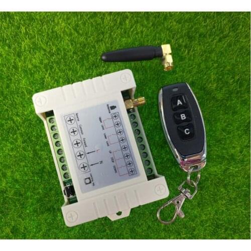 433mhz RF 220V electric door/curtain/shutters limit wireless radio remote control switch for forward and reverse motors