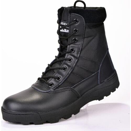 Boots Winter Military Leather Boots for Men Combat Bot Infantry Tactical Boots Askeri Bot Army Army Shoes 2020 New