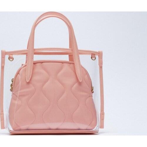 Brands Transparent Tote Bag Designer Women Handbags Luxury Chain Clear Pvc Pu Leather Shoulder Crossbody Bags Summer Beach Purse