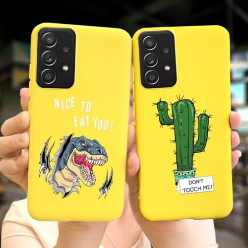 Phone Case For Samsung A52 Fashion Soft Silicone TPU Back Cover For Samsung Galaxy A52 5G 4G A 52 A525 Protective Bumper Shell