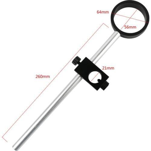 21mm Adjustable LED Light Industrial Digital Laboratory Video Microscope Camera Rotation Horizontal Arms Up And Down Boom Holder