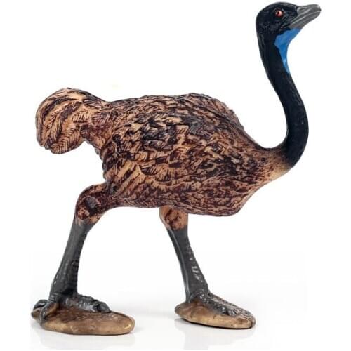 Walking Ostrich Animal Figure Collectible Toys Birds Animal Cognition Action Figures Kids Plastic Model Toys