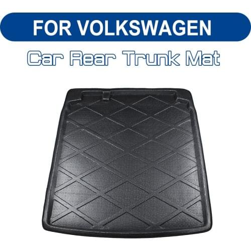FOR Volkswagen Golf Sciricco Jetta Touran CANDY POLO Touareg PASSAT BORA Tiguan Car Rear Trunk Boot Mat Floor Mats