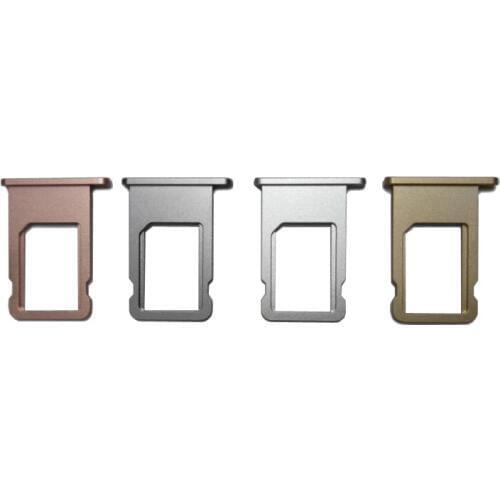 Hot! Randomly Color Original SIM Card Tray Holder Slot for Iphone 5s 6 6s 6P 6sP 7 7P SIM Holder Slot Tray Container Adapter