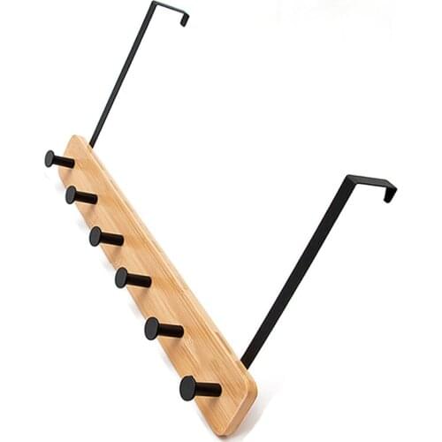 Back Door Hook Household Creative Nail Free Clothes Hanger Hole Free Wall Coat Hook Bedroom Door Storage Rack