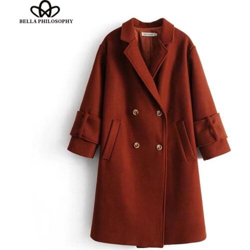 Herstory 2020 Autumn Winter Faux Fux Jacket For Women Female fashion Outwear Casual warm Coat Long Sleeves ladies Coat