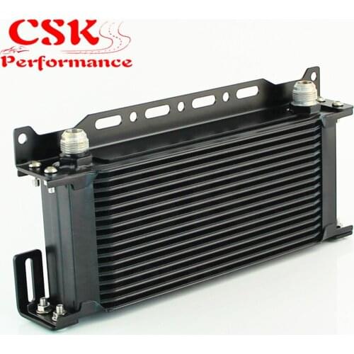 Aluminum 16 Row Mocal Type AN10 Engine Oil cooler + 248mm Mounting Bracket Kit