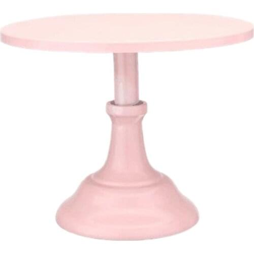 Metal Iron Cake Stand Round Pedestal Dessert Holder Cupcake Display Rack Bakeware for Birthday Wedding Party