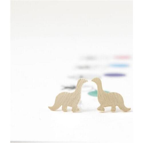 Fashion Cute cartoon animal dinosaur stud earrings wholesale