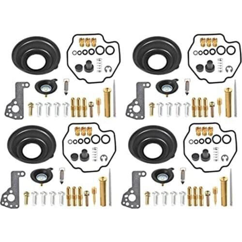 4-Pack Carburetor Repair Kit Diaphragm Air Cut-Off Valves Replacement for 1985-2007 Yamaha Vmax V-MAX 1200