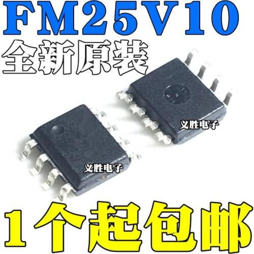 New and original FM25V10-GTR FM25V10-G SOP8 Original nonvolatile memory chip IC, integrated circuits, 1 m FRAM memory IC chips