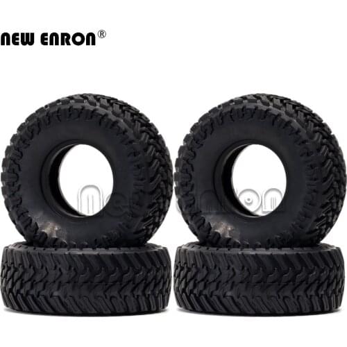 108*42mm 4Pcs 1.9" Rubber Tires RC Tyre for RC 1:10 Model Car Climbing Rock Crawler Axial SCX10 TRX4 Tamiya D90 D110 MST RC4WD