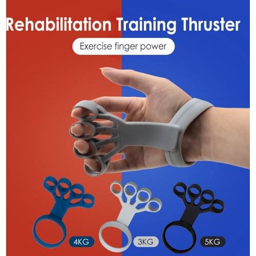 Hand Finger Gripper Silicone Expander Exercise Hand Grip Wrist Strength Trainer Finger Exerciser Workout Resistance Bands