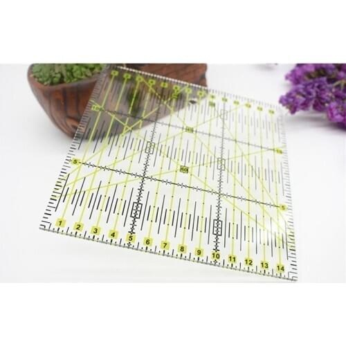 DIY Sewing Patchwork Tool Square Patchwork Ruler Sewing Ruler Clothing Cutting Anti-Skid Function Ruler Sewing Tool