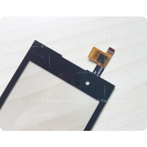 Black Digitizer Screen For Philips S301 S308 Touch Screen Digitizer Glass Sensor Panel Replacement +tracking
