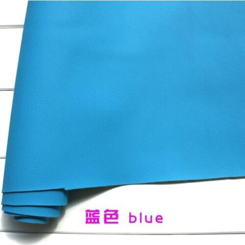 Blue 1mm Thick Leather Faux Leather Fabric Car Interior Leather Car Seats Leather Cushion Upholstery Sold BTY