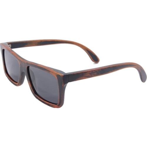 Black bamboo sunglasses fashion polarized sunglasses popular new design wooden sunglasses for free shipping z6010