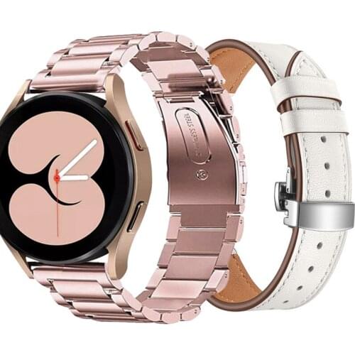 20mm Sports Steel Band For Samsung Galaxy Watch SM-R810 42MM & Gear 2 Sport Strap For Huami Amazfit Bip S U Pro Smart Watch