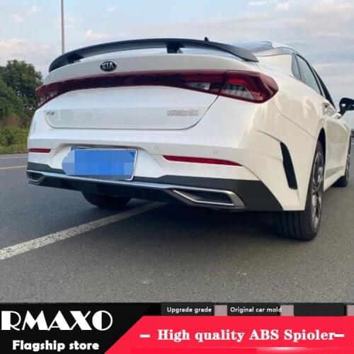 For Optima Spoiler 2020-2021 Kia Optima K5 Spoiler DJLD ABS plastic Material Car Rear Wing Color Rear Spoiler