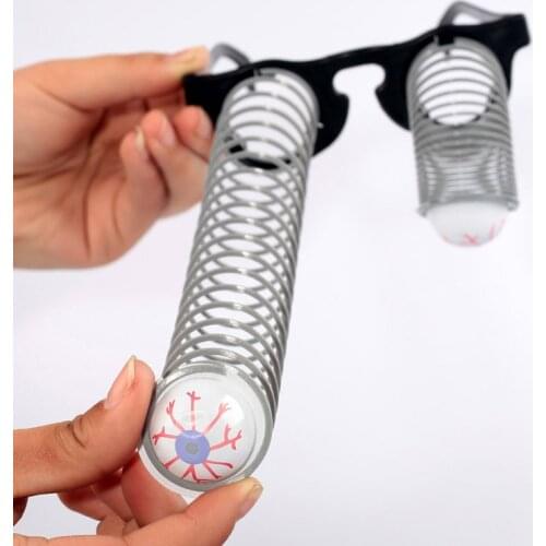 Halloween Pop Out Eye Dropping Eyeball Glasses Horror Masquerade Scary Eyes Eyeglasses Party Prank Funny Joke Toy