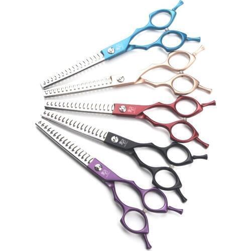 High quality JP440C Professional 6.5 Inch Dog Scissors Pet Grooming Dog Curved Scissors Dog Shears Hair cutting Tool