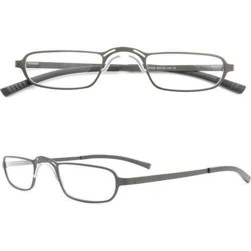 Women Rectangular business glasses frames men square Eyeglass Frame Vintage Oval light Metal eyeglasses frames Prescription