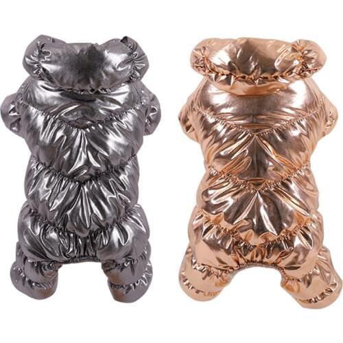 Winter Dog Clothes Pet Dog Down Coat Jacket for Chihuahua Soft Fur Hood Cothing for Small Medium Dogs Puppy Outfit Dog Christmas