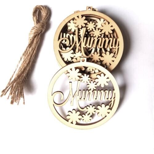 10PCS Happy Mothers Day Fathers Day Wording Mothers day Gift Fathers day Gifts Flower Crafts Decoration DIY