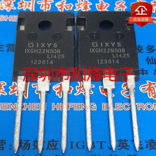 5 Pieces) IXGH22N50B TO-247 500V 44A / HFA25PB60 600V 25A / G30H603 IGW30N60H3 600V 30A/ 30N60A4D HGTG30N60A4D 600V 150A TO-247