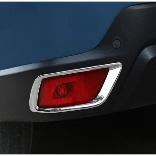 ABS chrome-plated Back fog lamp frame decoration frame For Subaru 2019 Forester