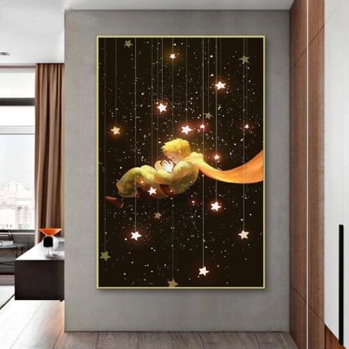 Abstract The Little Prince Movie Canvas Painting Modern Prints and Posters Cuadros Wall Pictures for Living Room Home Decoration
