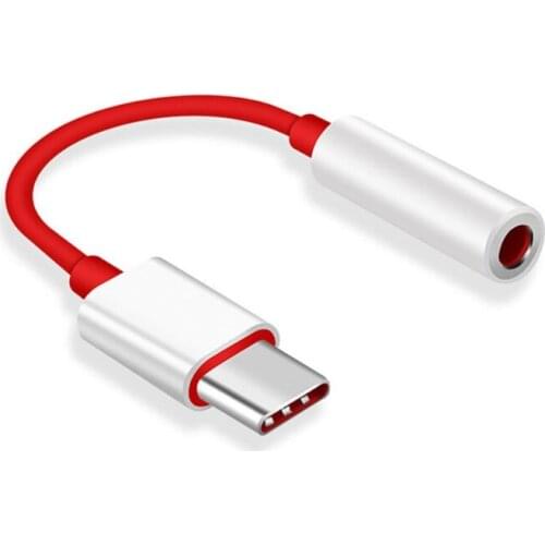 7 Pro USB-C To 3.5MM Earphone Jack Adapter AUX Audio Convertor for One Plus 7 1+6T Type-C Headset Music Converter Cable