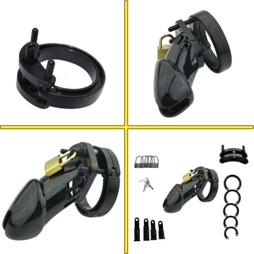 Ertoic Accessory New Male Chastity Cock Cages Sex Toys For Men Penis Belt Lock With Cage Gay Device Chastity Lock Sex Product