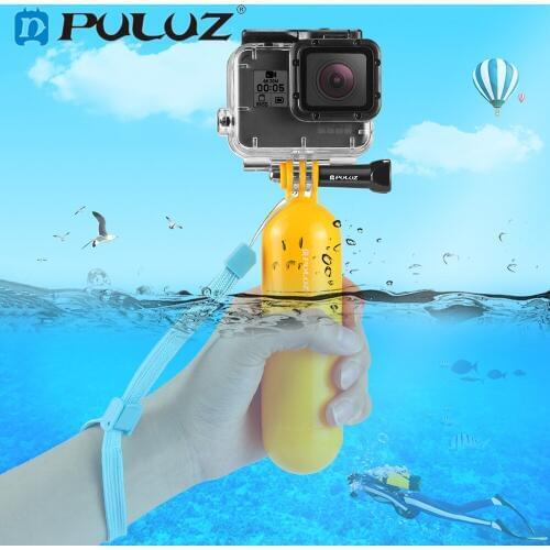 PULUZ Action Cameras Accessories Floating Handle Bobber Hand Grip with Strap for DJI Osmo, NEW HERO, HERO7, HERO6 5 4S 4 3+ 3 2