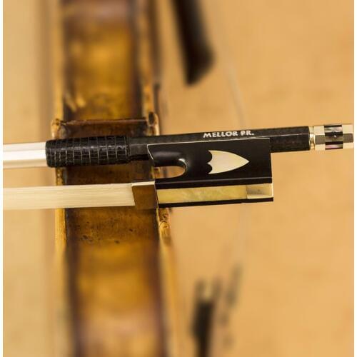 Diamond Carbon Fiber Violin Bow Ebony Frog Melody Tone Great Elasticity and Hardness MELLOR Professional Level P2 Violin Parts