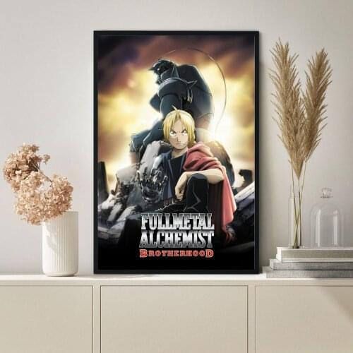 Fullmetal Alchemist Anime Poster Canvas Print Wall Painting Home Decoration