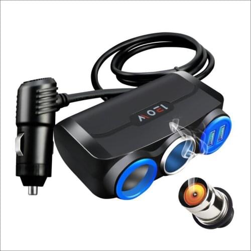 Car Fast Charging Cigarette Lighter Car Multi-function Mobile Phone Charging USB Car Charger 12v24v Adapter Plug Phone Charging