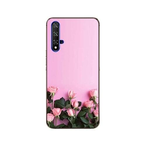 For Huawei Nova 5T Case Luxury TPU Silicone Cases for Huawei Nova 5T 5 T Nova5T Phone Back Cover Funda Coque