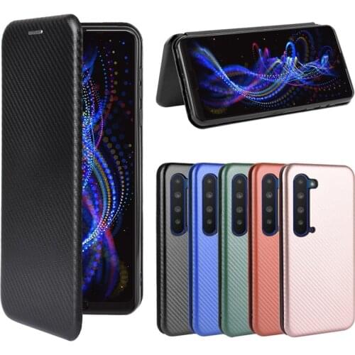 For Oneplus Nord 8 Pro 7T 7 Pro 6 6T 5T 5 Case Carbon Fiber Flip Leather Magnet Stand Holder Card Slot Shockproof Cover Funda