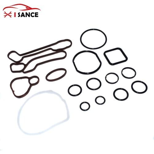 Engine Oil Cooler Gasket Seal Set 55354071,55355603,93186324 For 2009-2017 Chevrolet Sonic Cruze Aveo5 Aveo 1.6L 1.8L l4