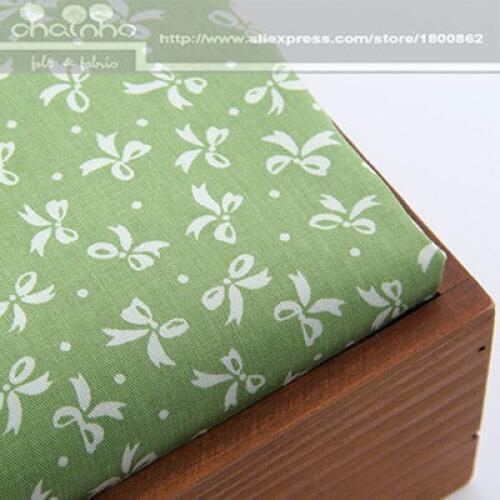 Print Twill Cotton Fabric for Patchwork Quilting Sheet Pillow Curtain Apron Purse Doll Craft Cloth Material CC004-F Half Yard