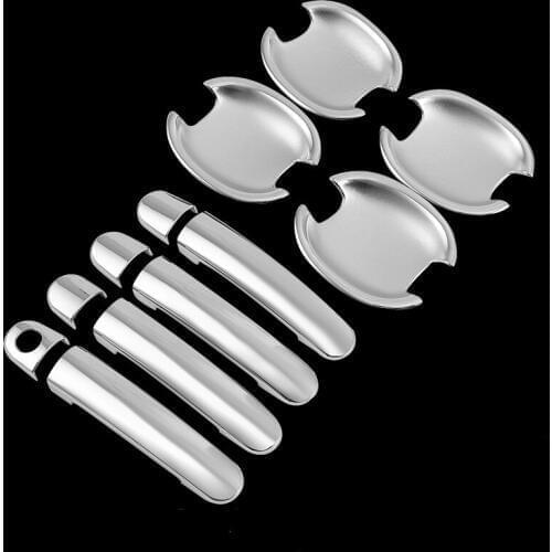 For Skoda Octavia Mk1 1U 1U2 1996-2004 Chrome Door Handles Covers Trim Set of 4pcs Car Accessories Stickers Car Styling